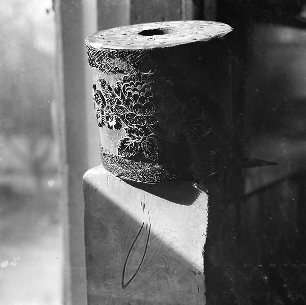 Block making in Wilmington, Kent. A rotary block. 27 April 1939