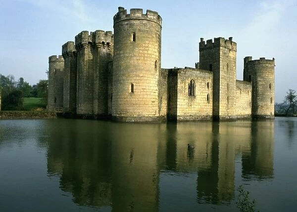 Bodiam was probably the last of the genuine military castles to be built in England