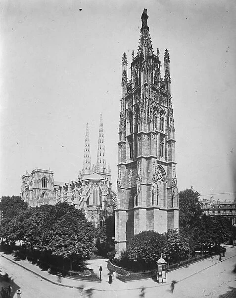 Bordeaux. The Pey - Berland Tower. 12 April 1928