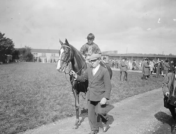 Boy jockey of eleven. Ian Martin who rode at Newbury, is a son of Mr E Martin, the trainer