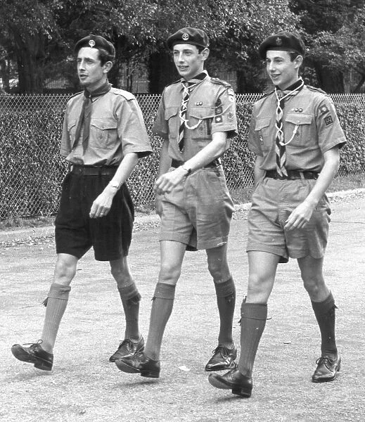 Boy scouts Three brothers from Hayes, Kent - 16th October 1962
