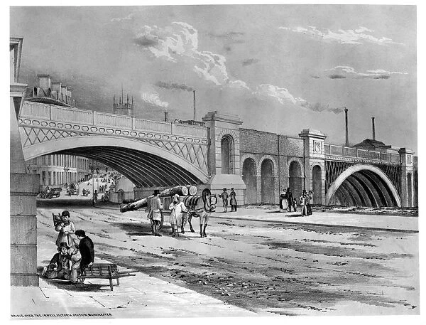 Bridge over the Irwell, Victoria Station, Manchester, 1845 In 1838 Samuel Brooks