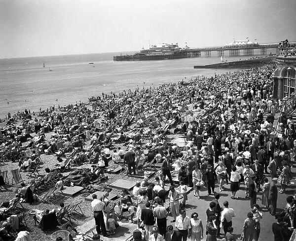 Brighton Thousands of Whitsuntide holidaymakers flocked to the coast and this was