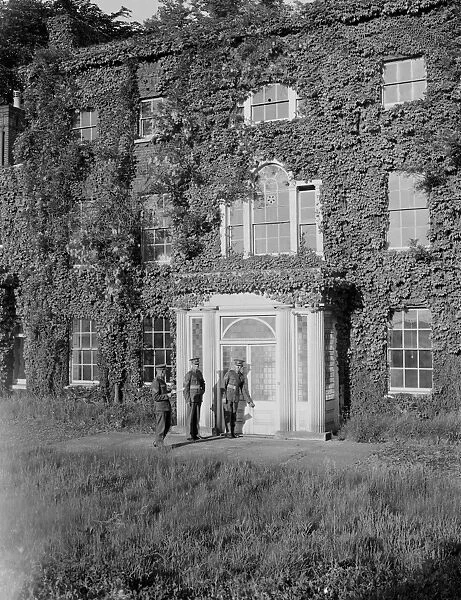British soldiers at the Priory in St Mary Cray, Kent. 1939