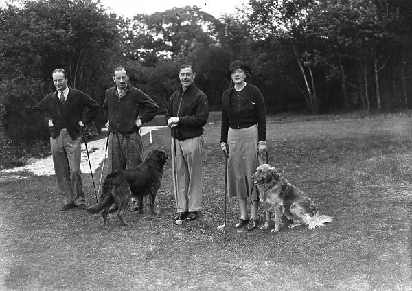 Brokenhurst Manor Golf Club House Mr Tom Fitzwilliam, Captain Miles Graham, Hon