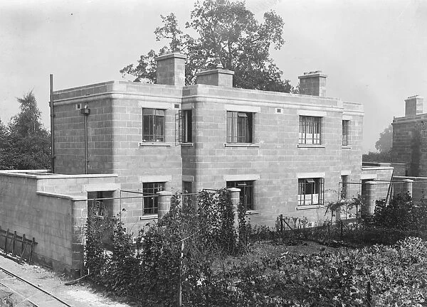 Building a concrete village at Braintree, Essex The finished article 18 September 1919
