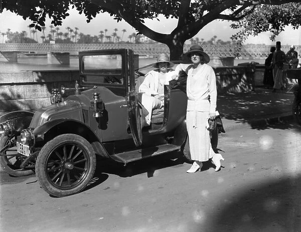 In Cairo, Egypt; Mrs Mark Patrick ( Wife of the Secretary at the Residency )