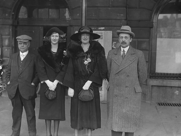 Cambridge by Elections Sir Douglas, Lady and Miss Newton