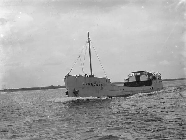 The Camroux motor boat. The boat was built in 1934 for the Newcastle Coal & Shipping