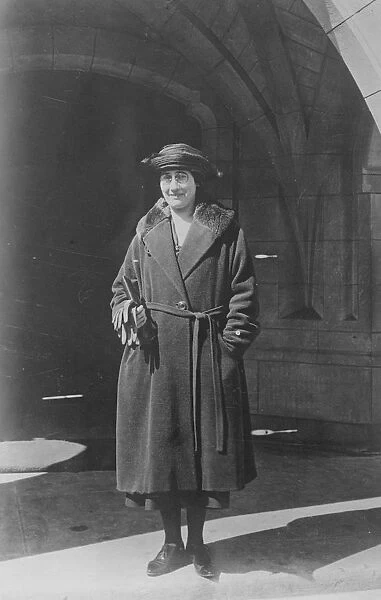 Canadas only woman MP. Miss Agnes Macphail, Progressive MP, for South East Grey, Ontario