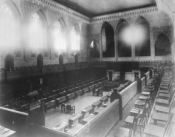 Canadian House of Parliament, Ottawa. House of Commons. 1921
