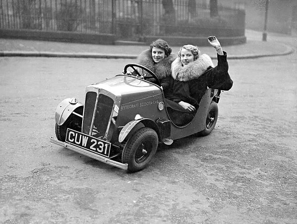 Car claimed to be the cheapest ever produced in Britian was demonstrated in London