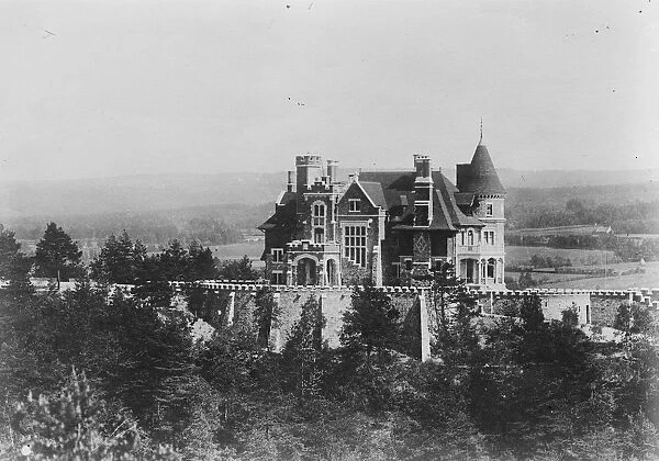 The Chateau at Spa where Mr Lloyd George will reside in the Spa conference Belgium 7