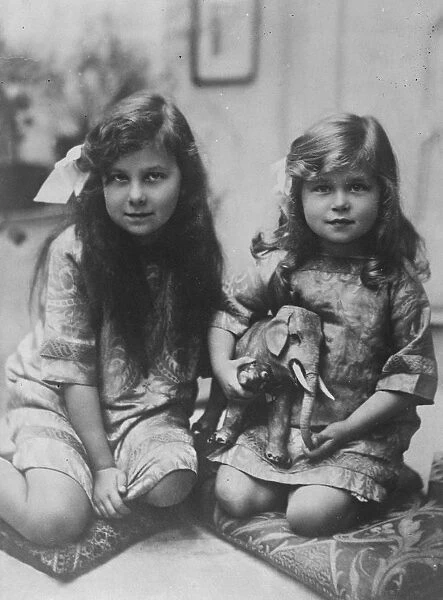 Two Children of the guardian of Russias vacant throne The Princesses Maria