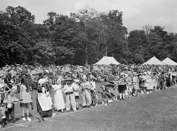 Childrens fancy dress. Bexleyheath Gala. 10 July 1937