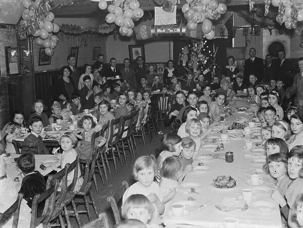 Childrens party at the Ideal Sports Club in Chislehurst, Kent. 1937