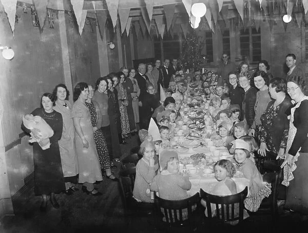 Childrens party at the Ideal Sports Club in Chislehurst, Kent. 1937