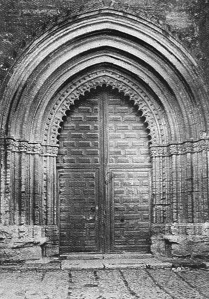 Ciudad Real The portal of the church of San Pedro. 7 February 1928