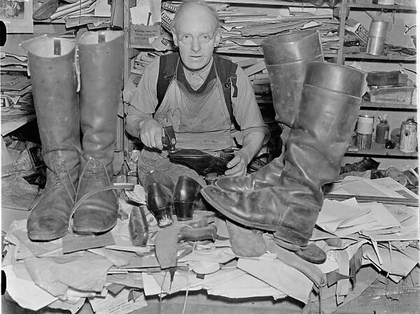 Cobblers family has shod villagers for 200 years. He made shoes for the Pope. For
