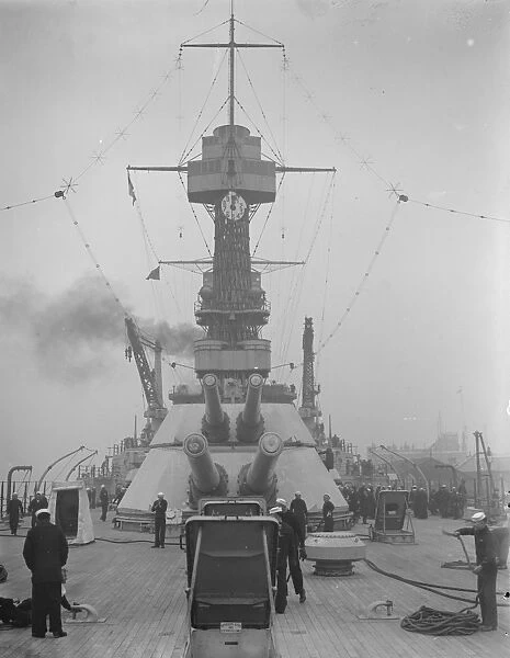 The Colerado, Americas all electric warship arrives at Portsmouth. A view taken