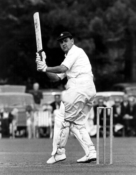 Colin Cowdrey batting for Kent against Essex at Dover. 31st August 1967