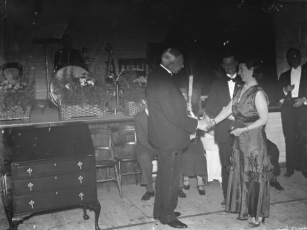 Colonel Edmonton at dance. 1935