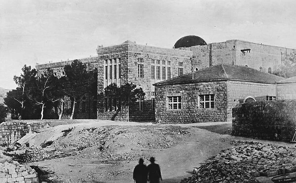 Completed at last. The Hebrew University at Jerusalem. 12 February 1929