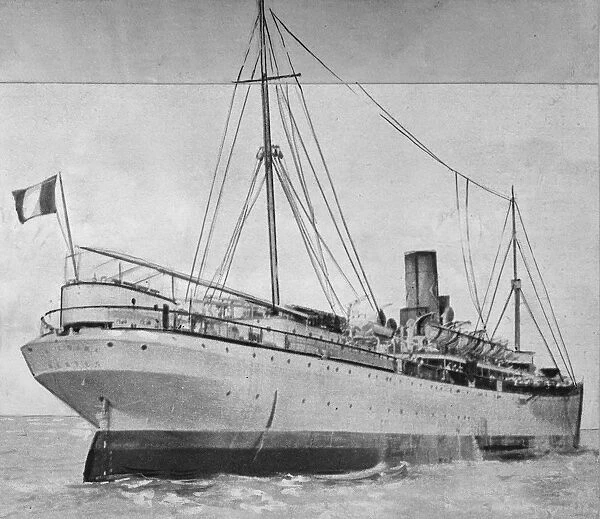 The convict ship La Martiniere, off to Devils Island. 31 March 1926
