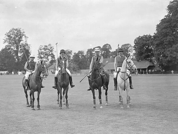 At the Cowdray Park Polo Tournament at Midhurst in Sussex, the Friar Park Polo team