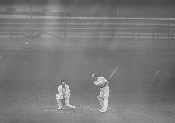 Cricket at the Oval, London House of Commons, North versus South Mr C G the Labour M P