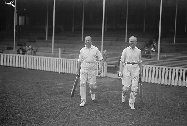 Cricket at the Oval, London House of Commons, North versus South General H G Brown