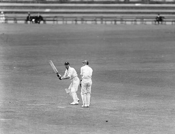Cricket at the Oval. Shepherd batting. 28 June 1928