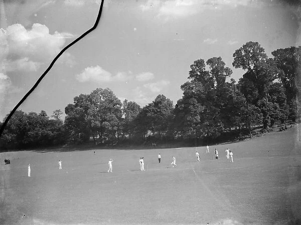 Cricket scenes in Wilmington, Kent. 1939