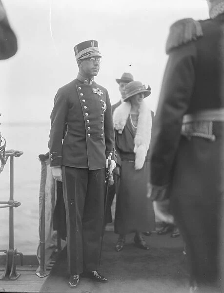The Crown Prince of Sweden and Lady Louise Mountbatten visits the Swedish Battle