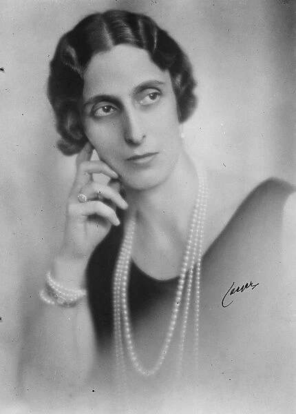 The Crown Princess of Sweden. April 1929