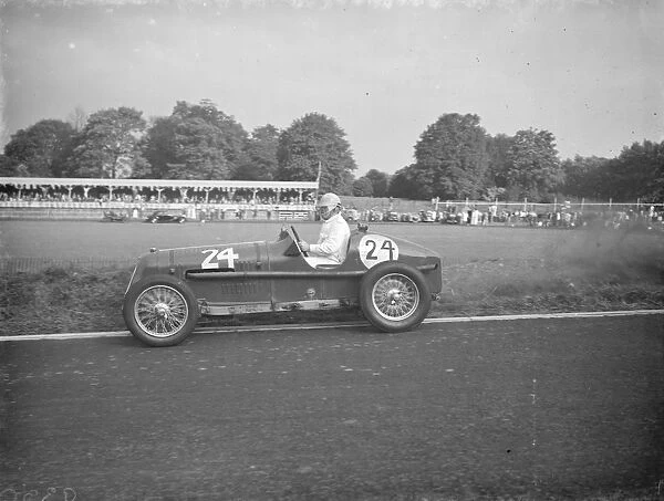 The Crystal Palace road race. I A T Smith racing 1938
