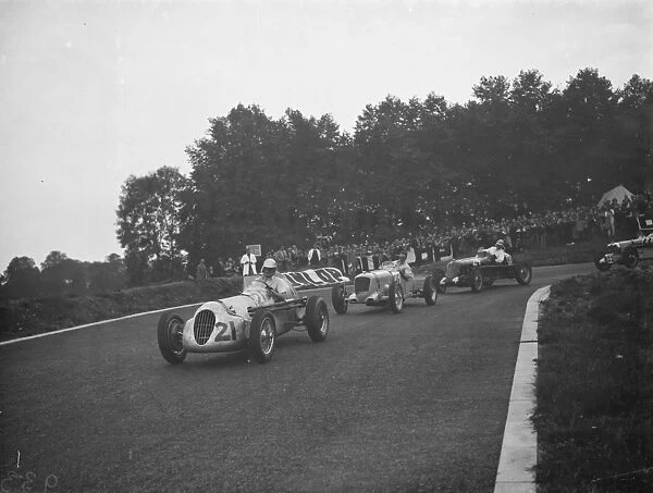 The Crystal Palace road race. R J W Appleton, A Guddon Fletcher and J H T Smith, racing