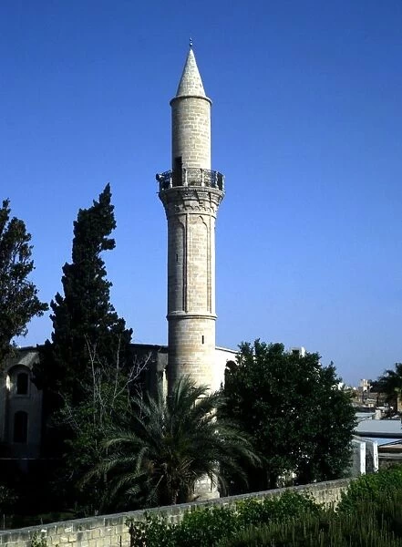 Cyprus. Larnaca. Turkish minaret