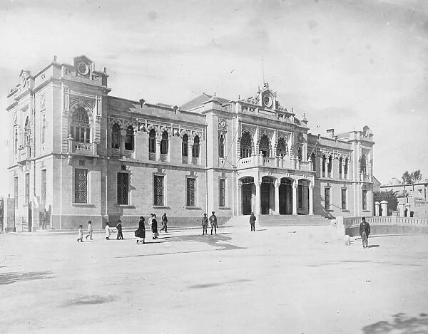 Damascus. The railway station. 1925