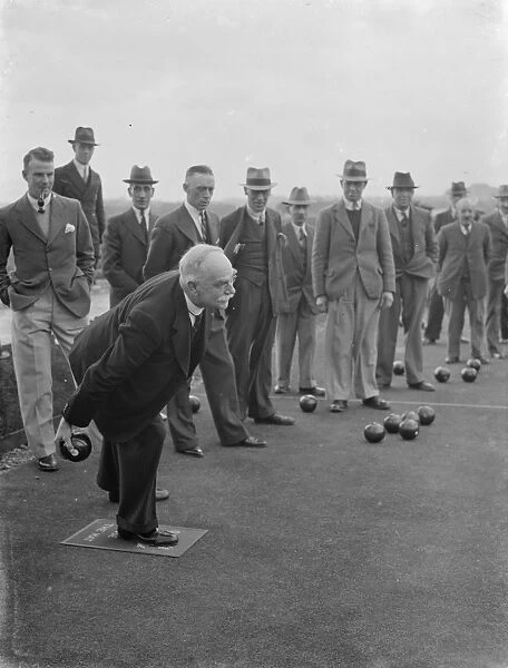 Dartford bowls, Mayor of Dartford bowling. 1938