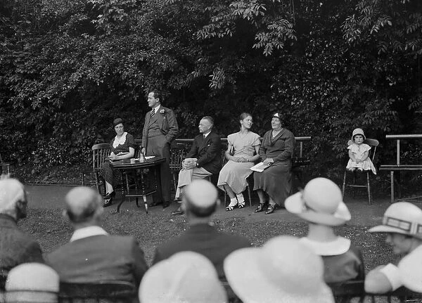 Dartford Conservative meeting. 1935