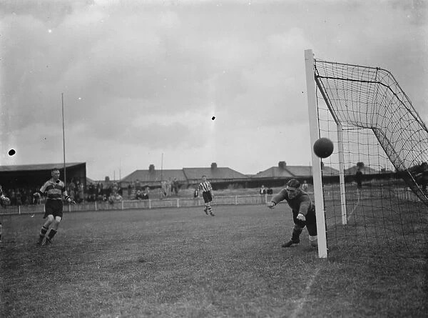Dartford football. L Jackson, goalkeeper. 1937