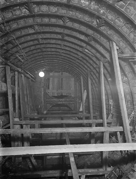 The Dartford tunnel lift shafts. 1938