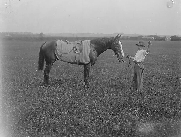 Derby favourite at Epsom. St Louis, at present favourite for the Derby. 30 May 1922