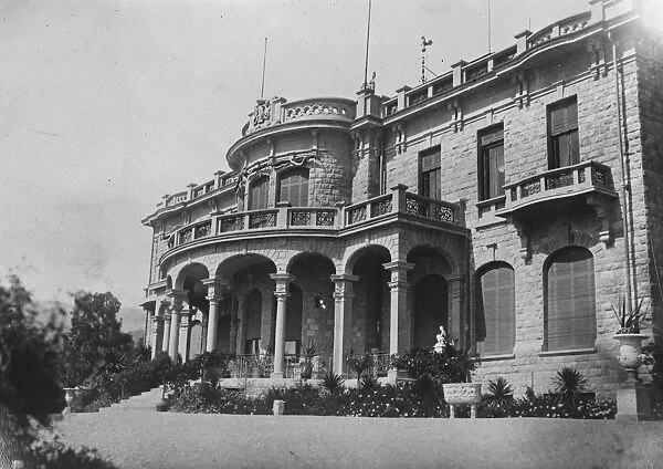 Devachant Castle at Sanremo, Italy 17 April 1920