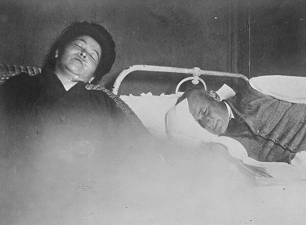 A dope problem in the east A Chinese man and his Japanese wife in opium sleep, Shanghai