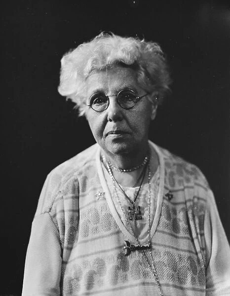 Dr Annie Besant, noted theosophist. She is the one who has brought Jiddu Krishnamurti