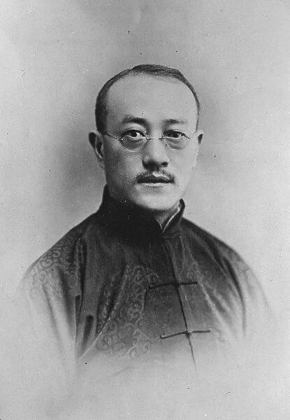 Dr C T Wang, the Chinese Minister of Foreign Affairs. 1929