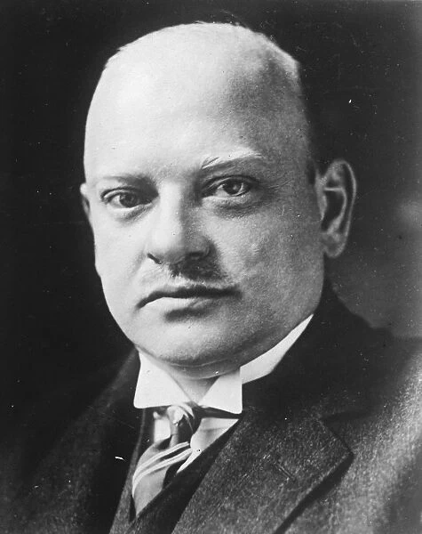 Dr G Stresemann a German politician and statesman who served as Chancellor in 1923