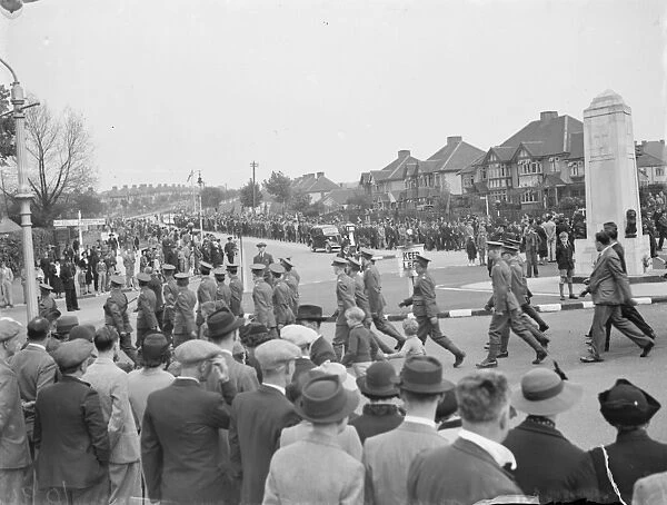 Drumhead Service held at Orpington, Kent. 1939
